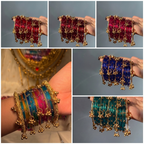 ShivShakti Premium Collection 2 – Set of 10 Multicolor glass Bangles