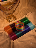 Minimal Premium Glass Bangles | Shiv-Shakti – Minimal Collection | (9 Colour variation)
