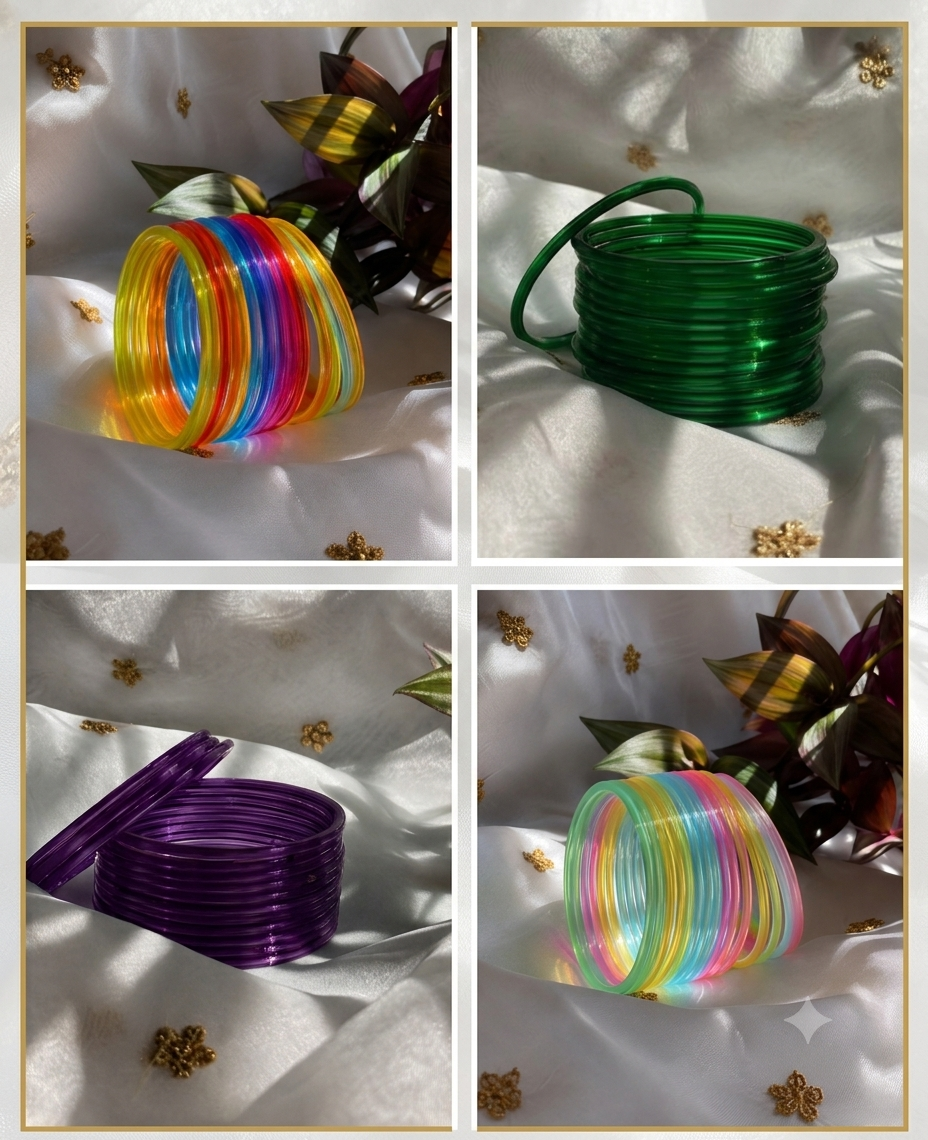 Minimal Premium Glass Bangles | Shiv-Shakti – Minimal Collection | (9 Colour variation)
